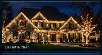 Elegant Christmas lighting design